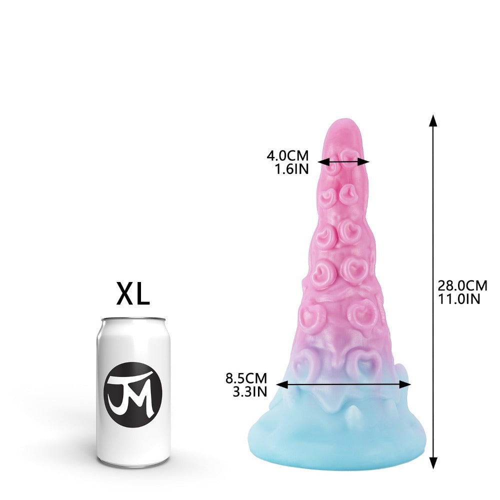 Tentacle Dildo – Suction Cup Base with Textured Silicone Shaft Xoxomoving