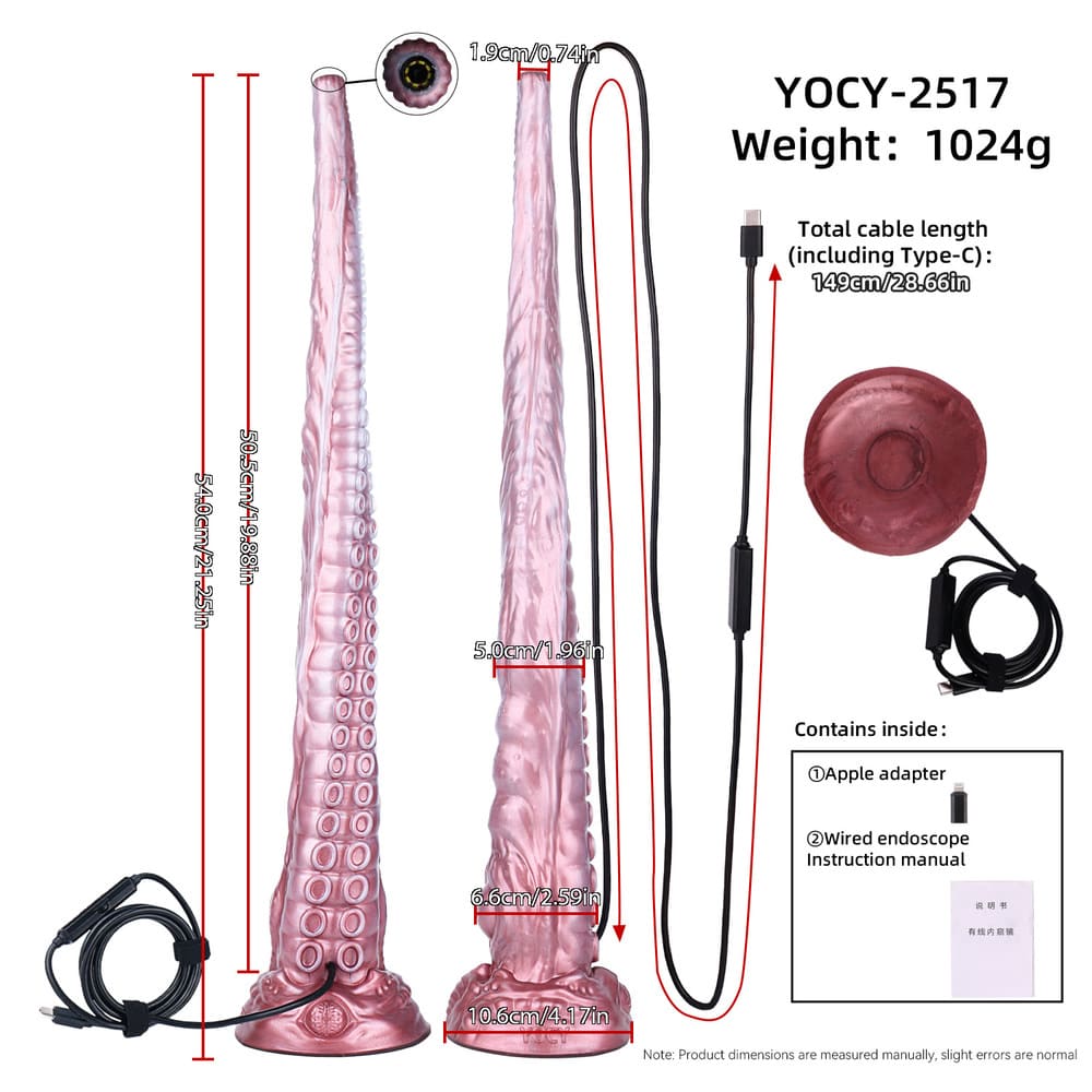 Nyxen - 19.8 Inch Endoscope Fantasy Tentacle Long Anal Toy