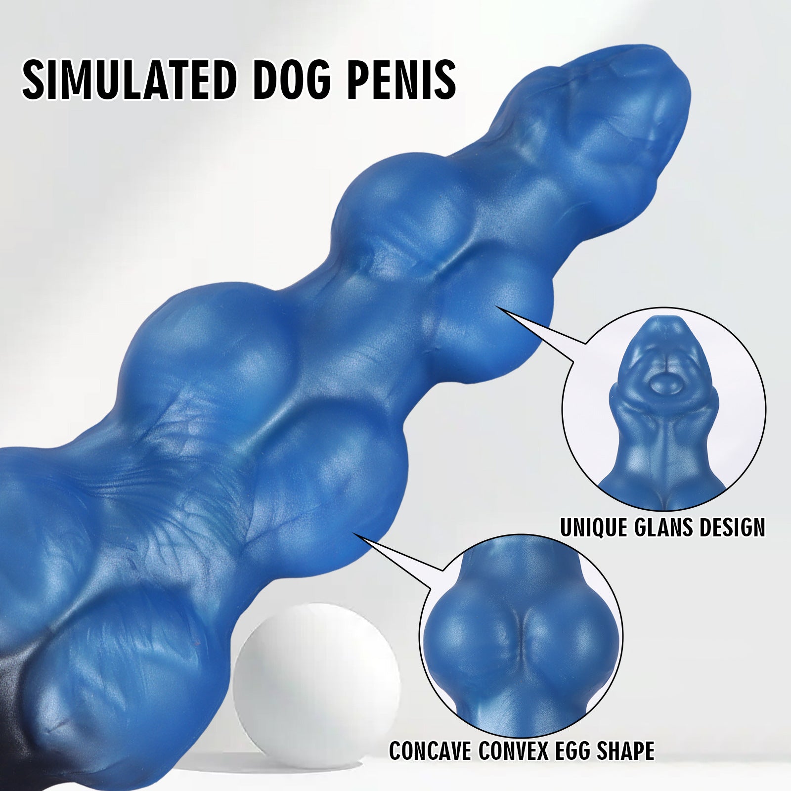 3 Knot Dog Dildo Alien Silicone Toys Xoxomoving