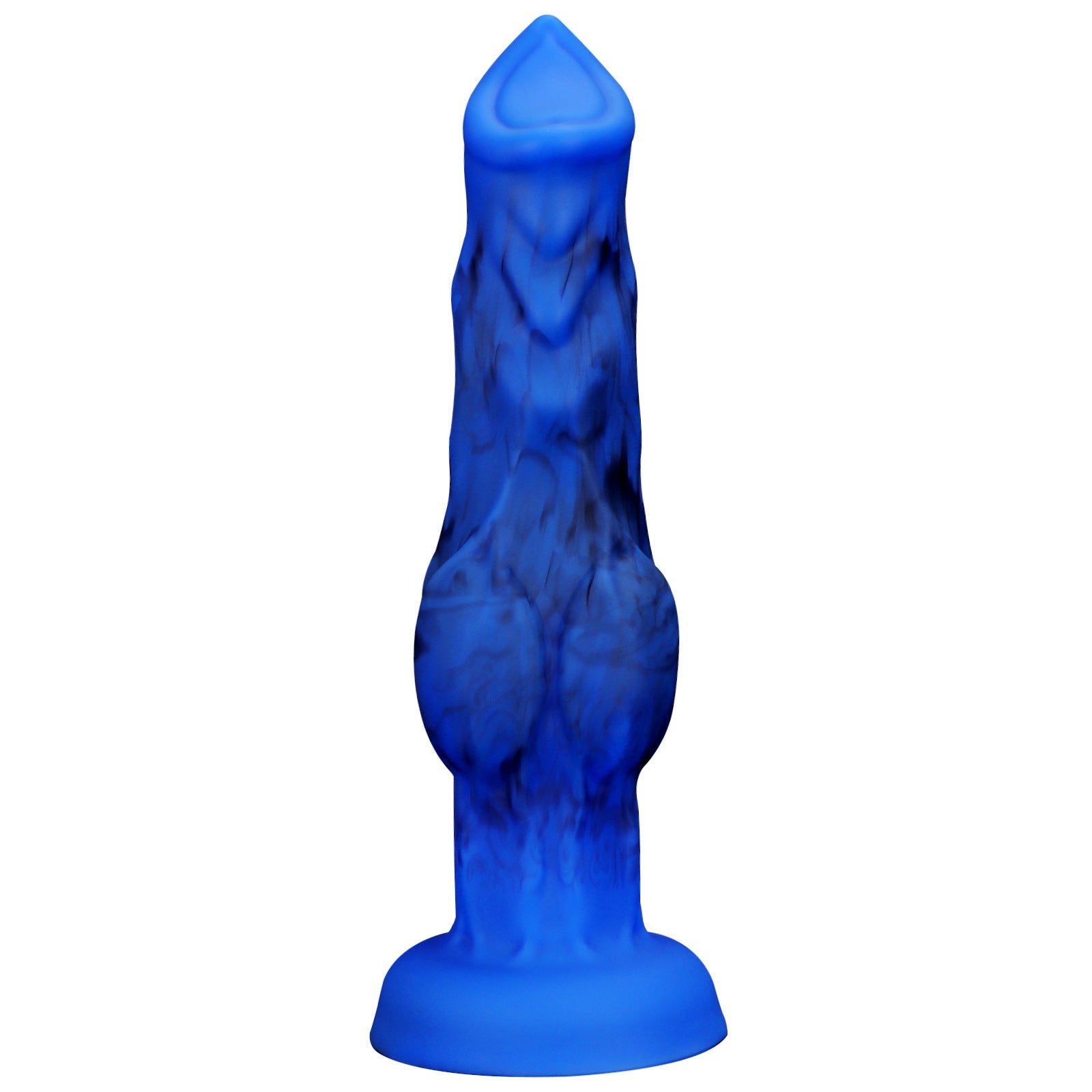 Blue Fantasy Wolf Knot 10 Inch Animal Dildo Xoxomoving