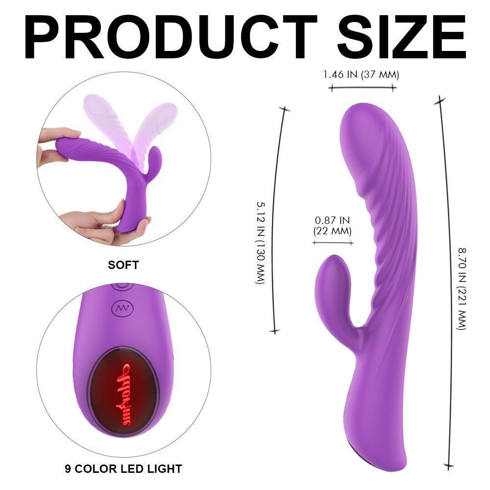 G-Spot Clit Stimulator Rabbit Vibrator - Unleash Dual Pleasure - Xoxomoving