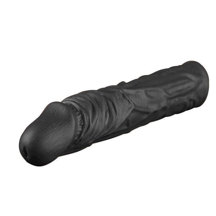 Black Veined Chubby Dildo - Xoxomoving