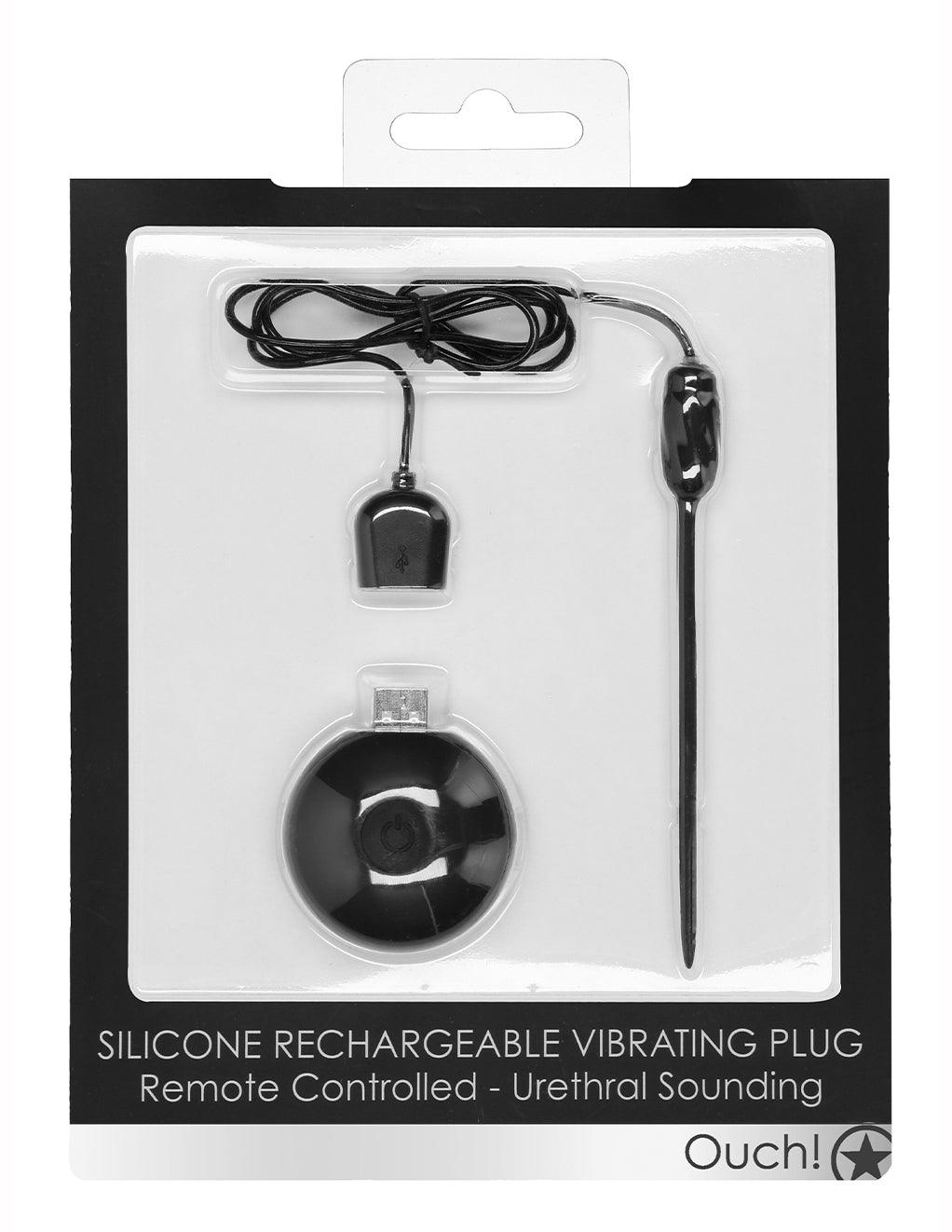 OUCH! Silicone Vibrating Urethra Plug - Xoxomoving