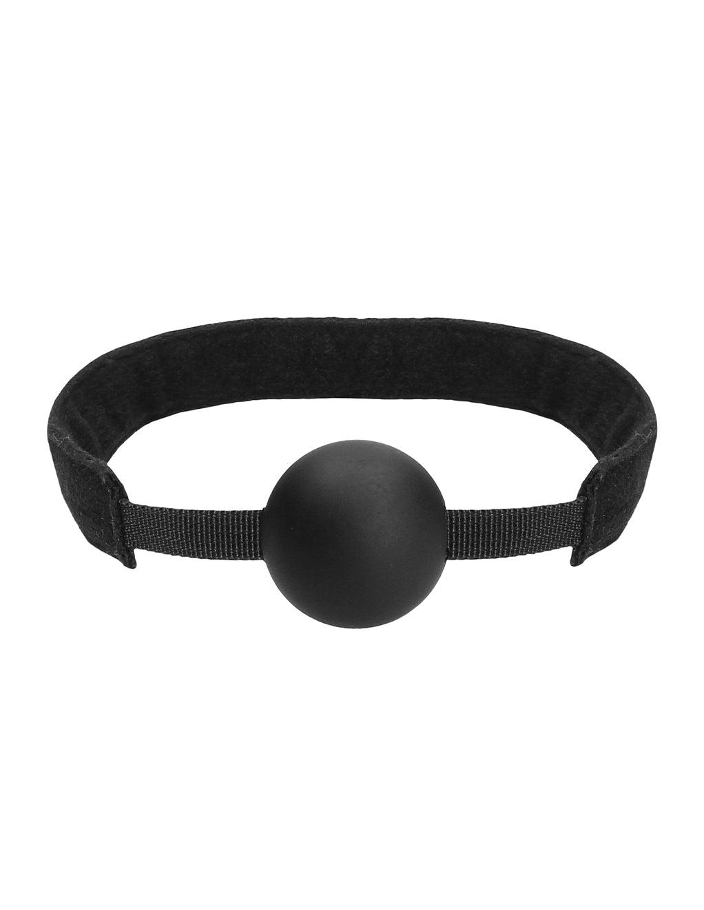 Ouch! Velcro Silicone Ball Gag - Xoxomoving