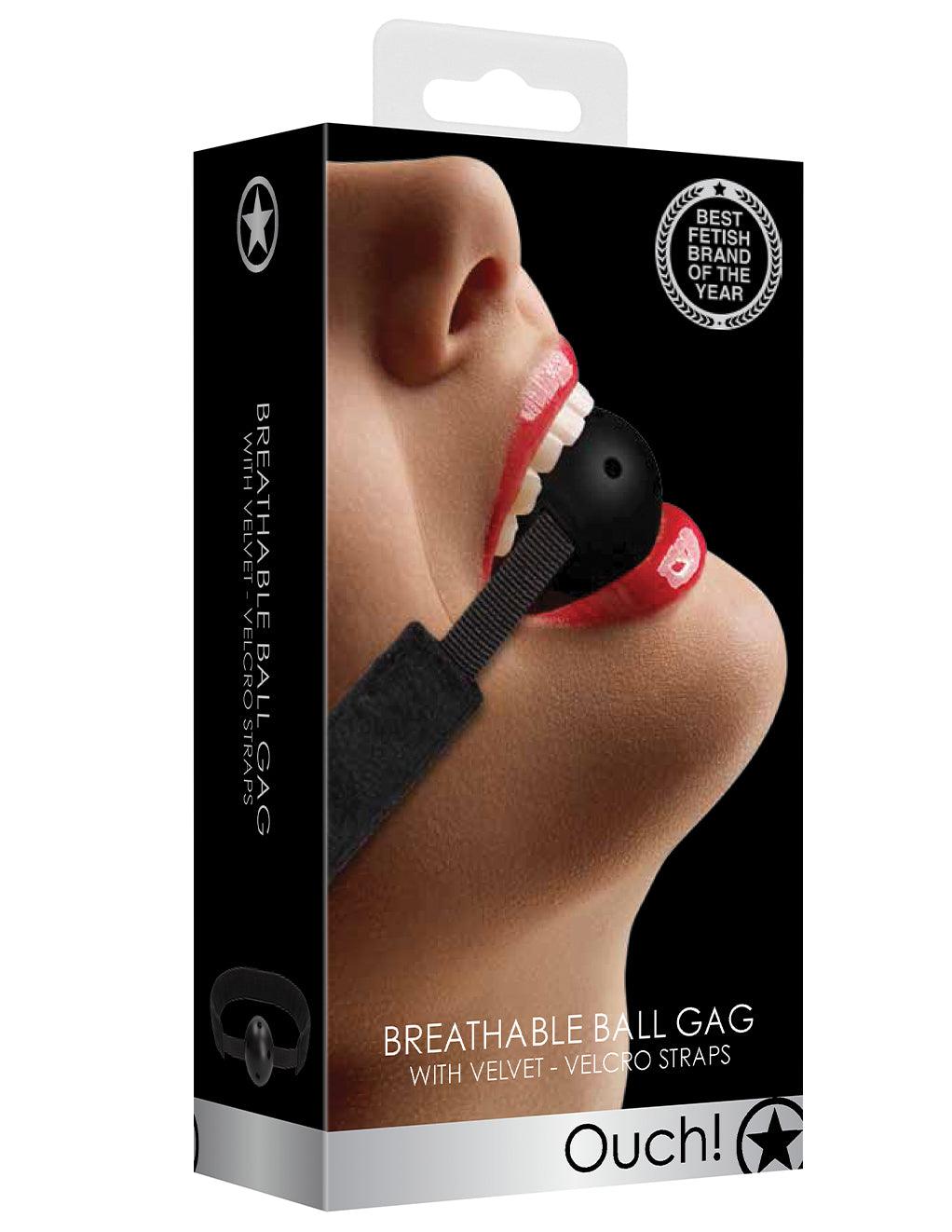 Ouch! Velcro Breathable Gag - Xoxomoving