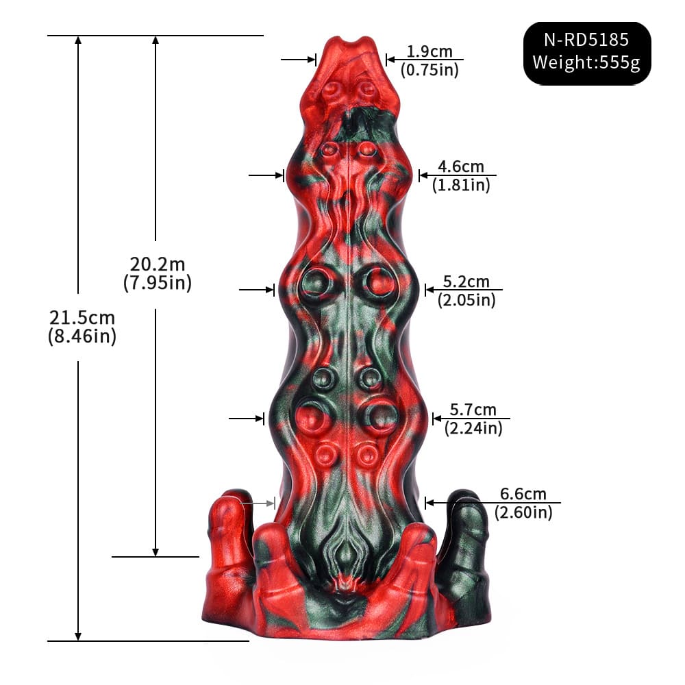 8.5 Inch Silicone Fantasy Dildo – Tentacle Dildo Xoxomoving