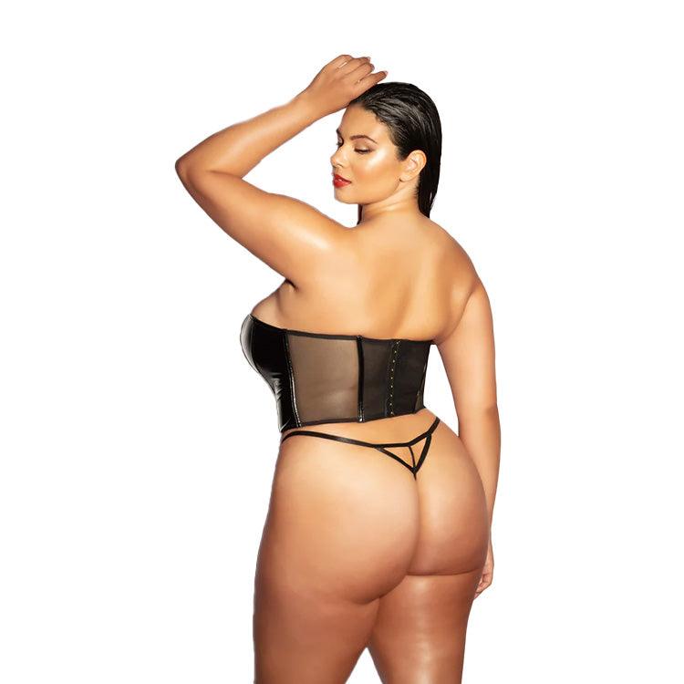 Fetish Rider Bustier Set Xoxomoving