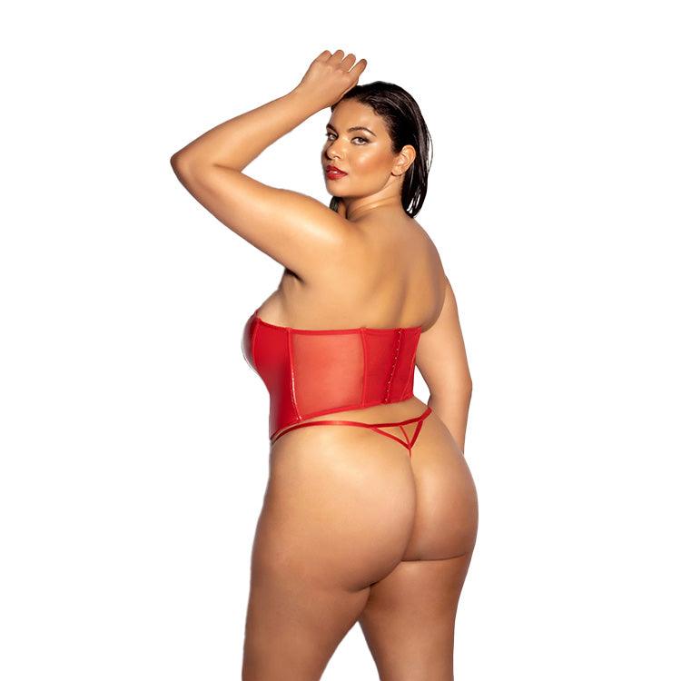 Fetish Rider Bustier Set Xoxomoving