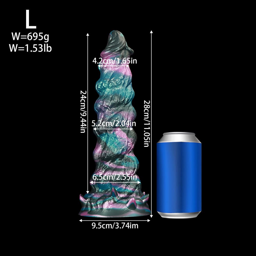 Oryn - Dragon Ribbed Dildo - Huge Anal Toy