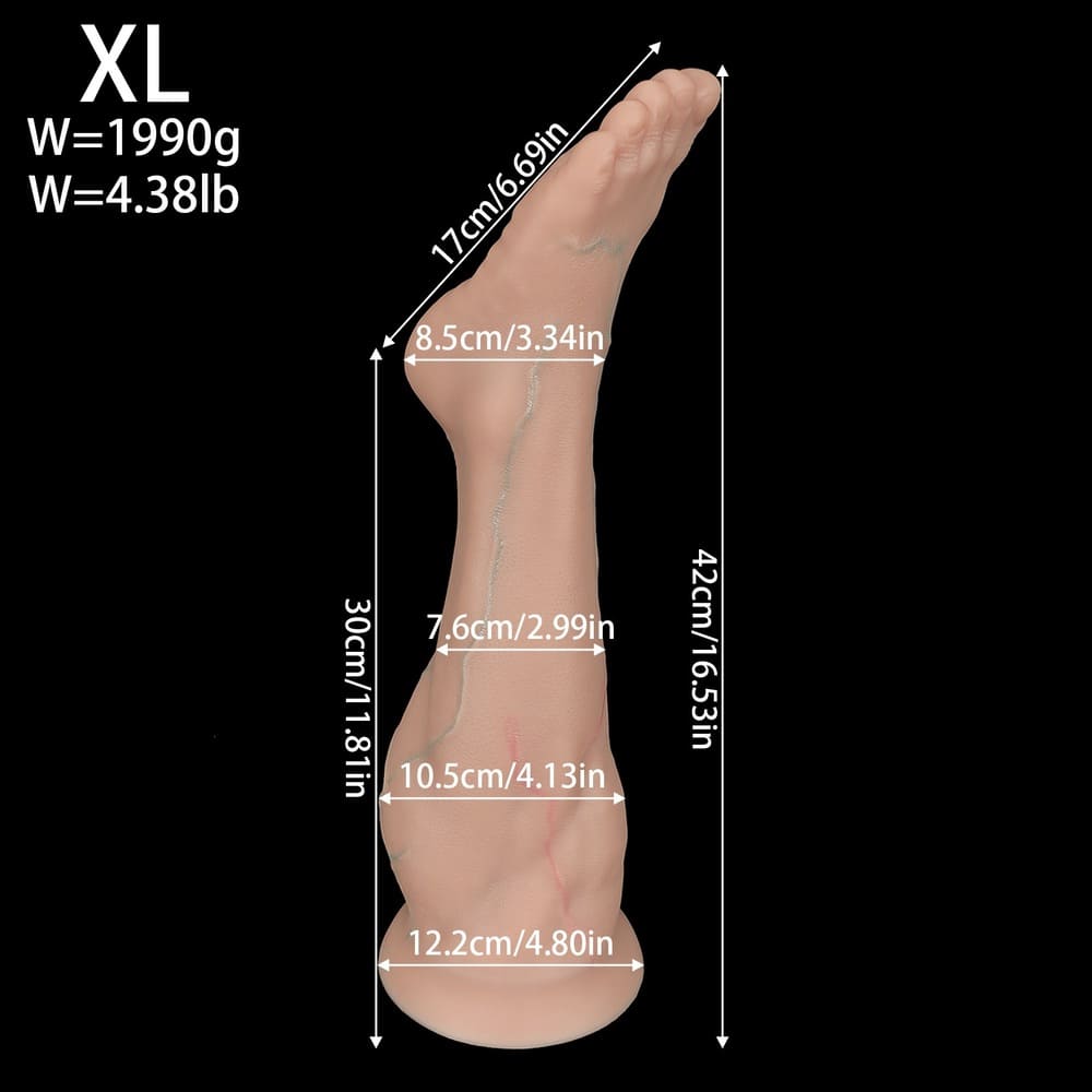 Foot Anal Plug – Realistic Silicone Fantasy Anal Toy