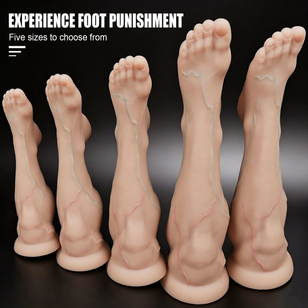 Foot Anal Plug – Realistic Silicone Fantasy Anal Toy