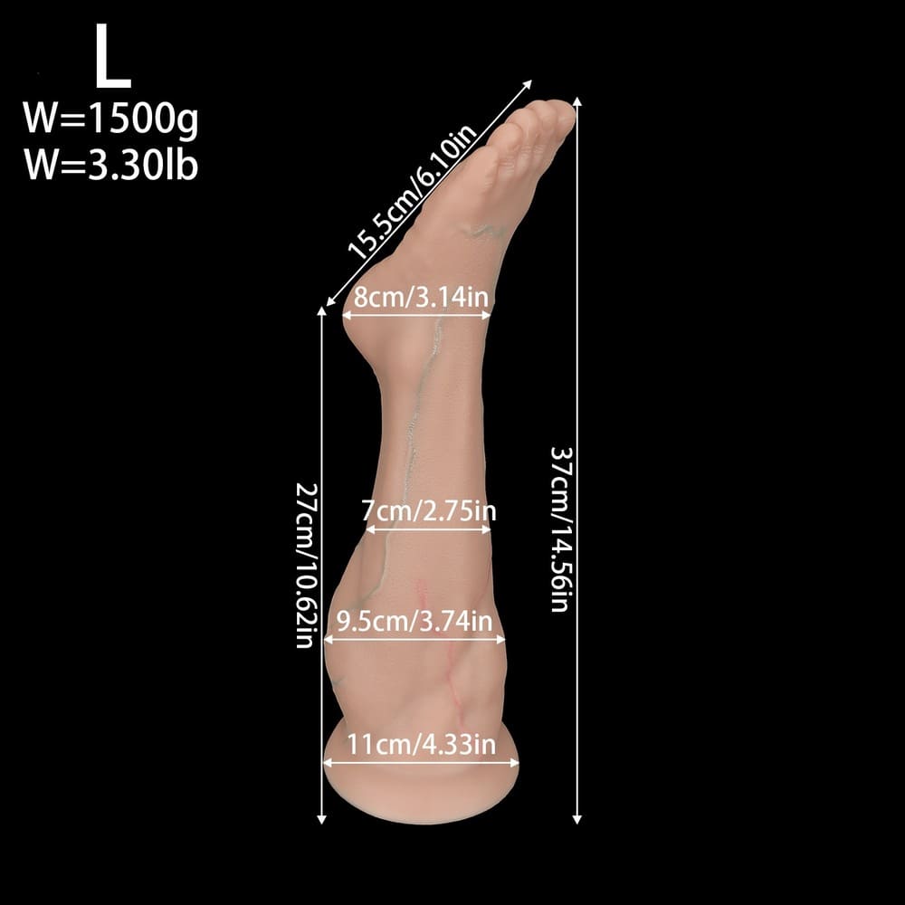 Foot Anal Plug – Realistic Silicone Fantasy Anal Toy