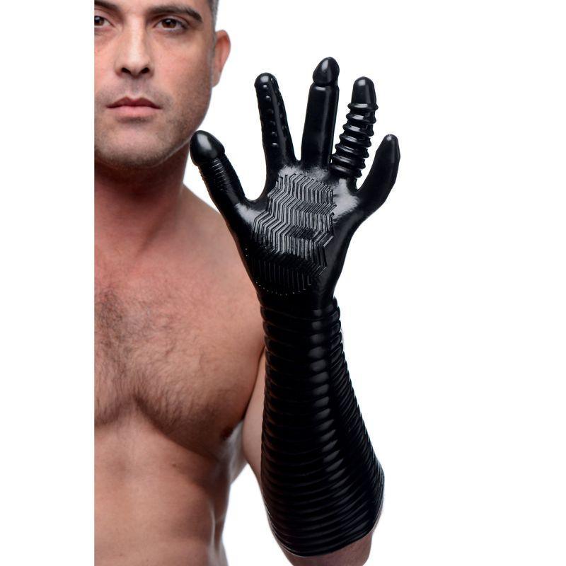 Pleasure Fister Textured Fisting Glove - Xoxomoving