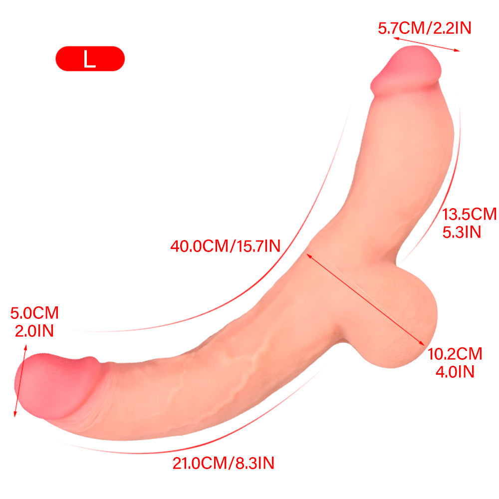 13 Inch Double Ended Dildo - Extra Long Dildo Xoxomoving