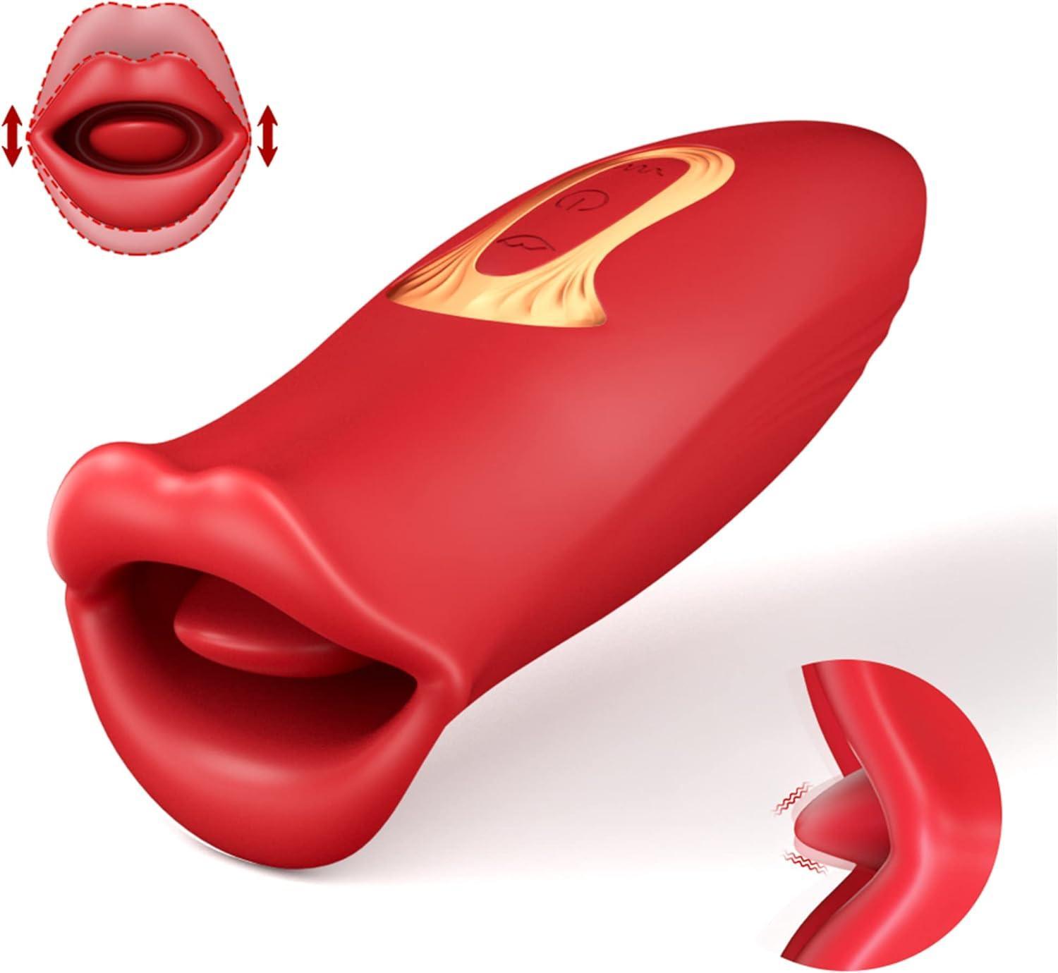 Lips Clit Toy for Solo or Couple's Play - Mimic Oral Sensation - 20 Vibration Settings - Xoxomoving