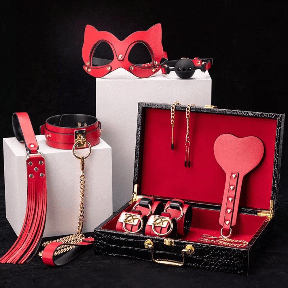 Kit de bondage en caja Ruby Cat