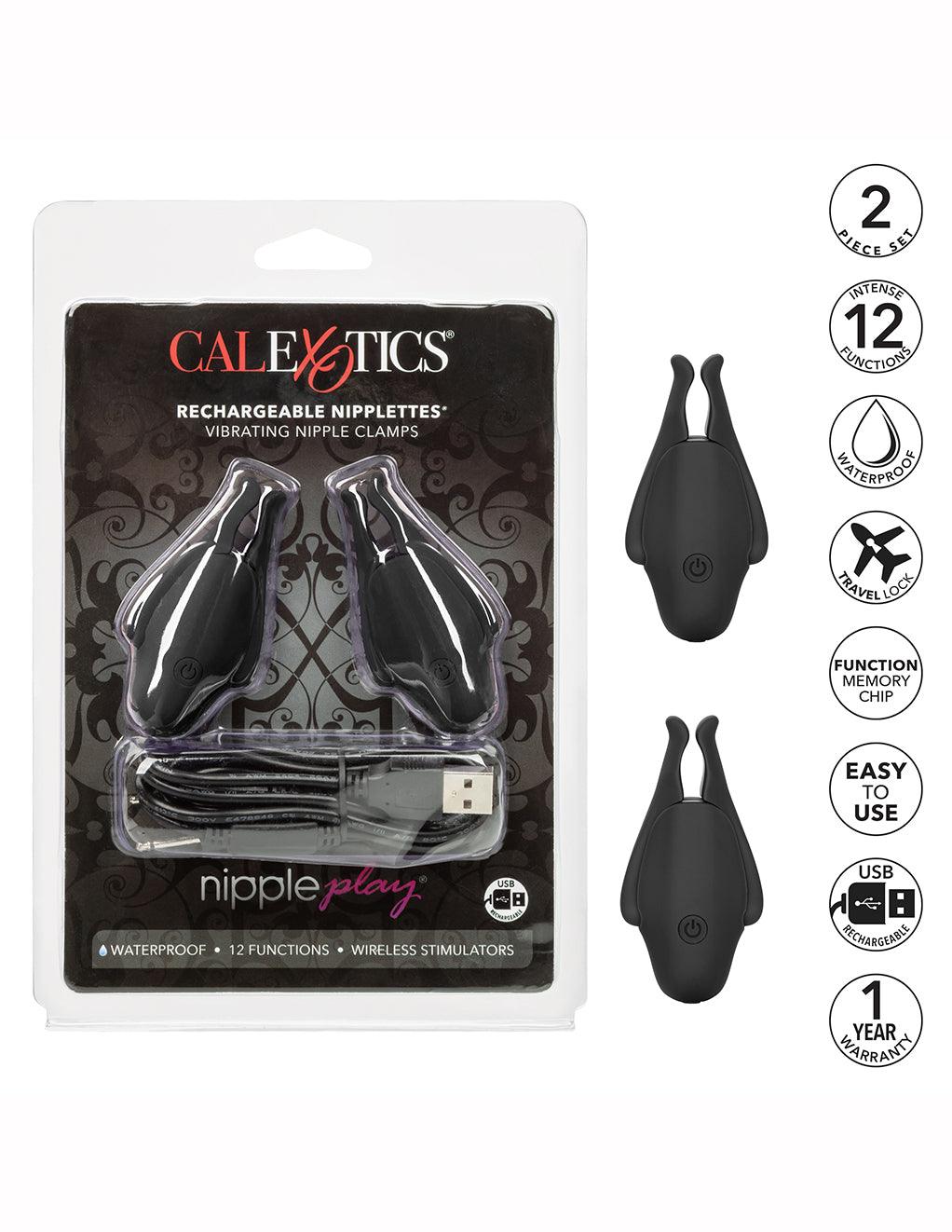 Nipple Play Rechargeable Nipplettes - Xoxomoving