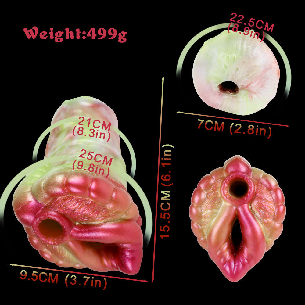 Monster Vagina Pocket Pussy Masturbation Cup - Silicone Exotic Penis Trainer Male Sex Toy Xoxomoving