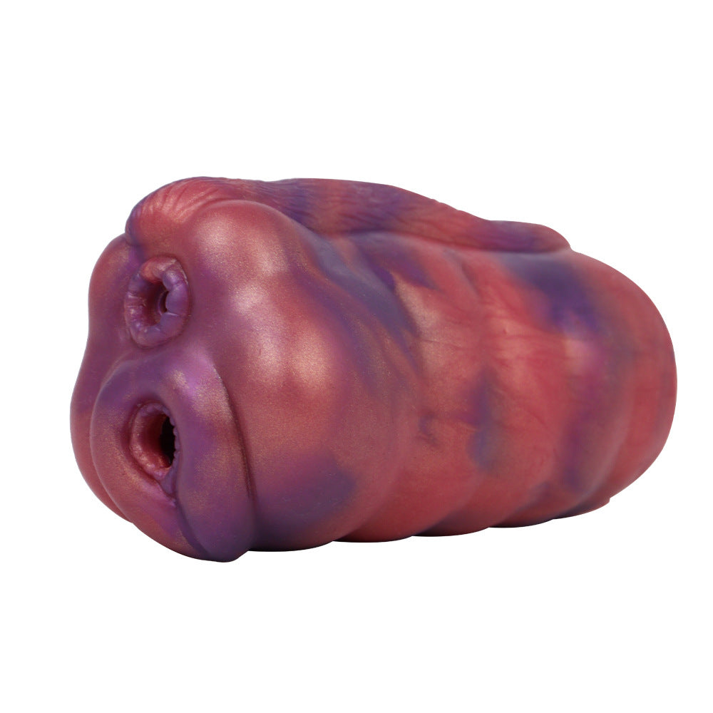 Fantasy Monster Pocket Pussy Male Masturbator - Double Hole Penis Masturbation Silicone Stroker Xoxomoving
