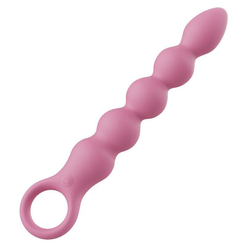 Pink Lover - Vibrating Anal Beads with 3 Balls - Xoxomoving