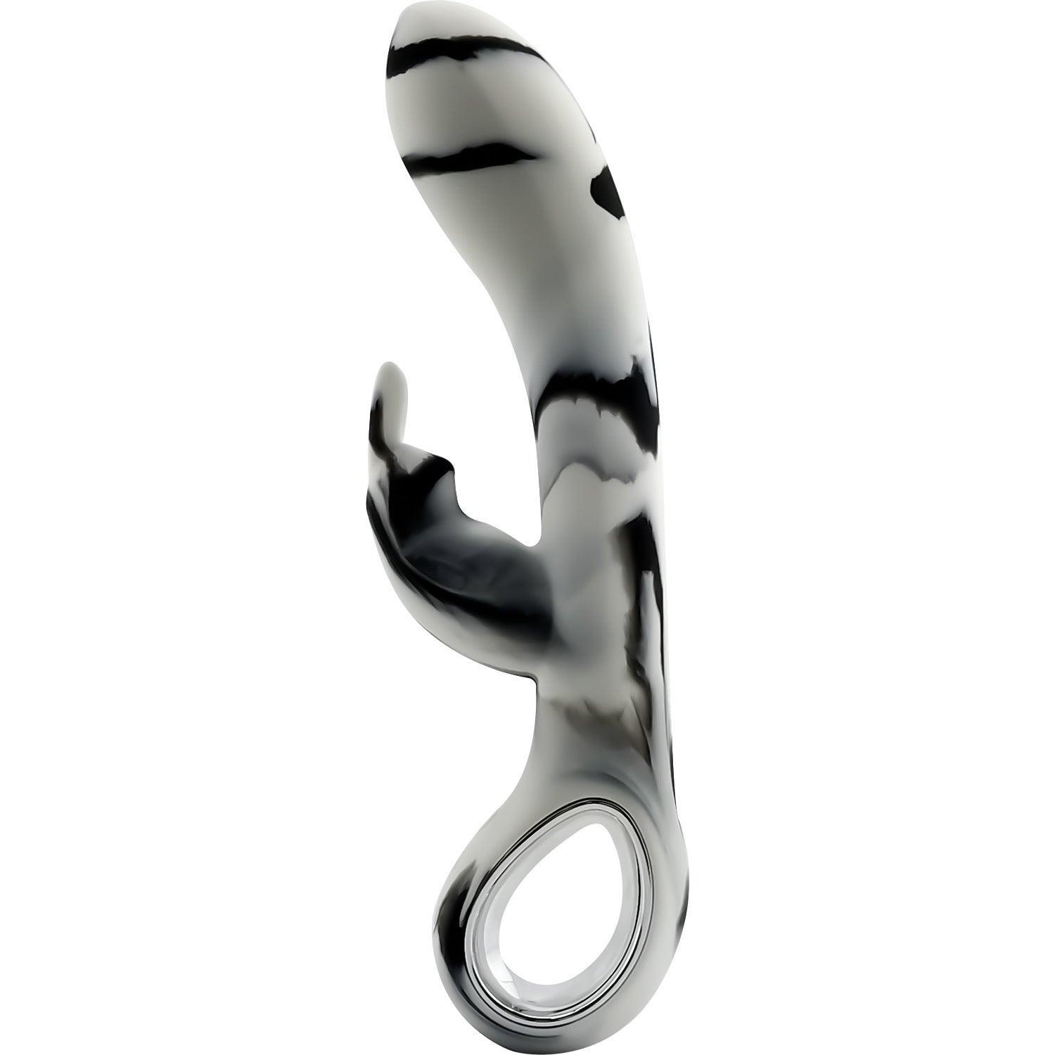 Aurora-Like Rabbit Vibrator with O-Ring Handle - Xoxomoving