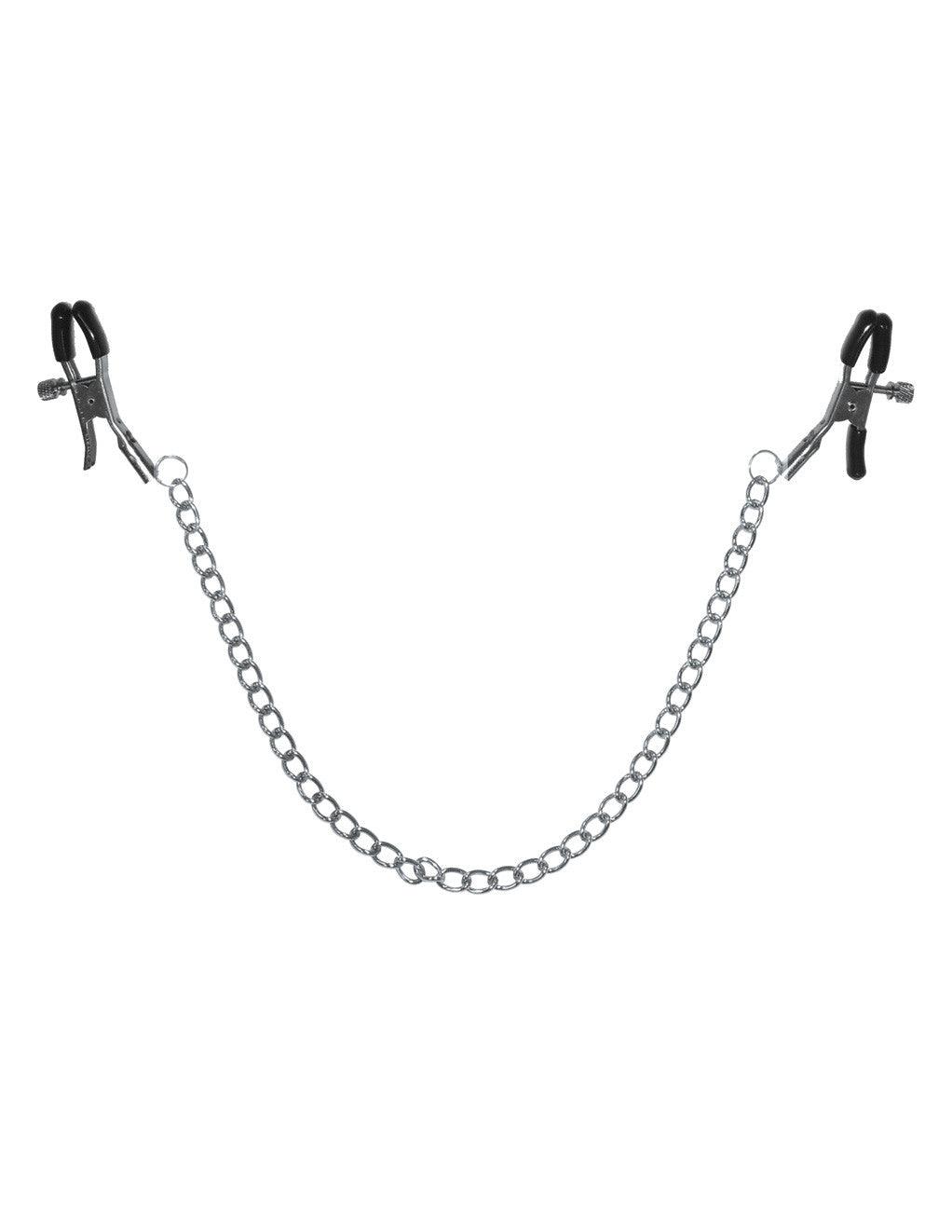 Sex & Mischief Chained Nipple Clamps - Xoxomoving