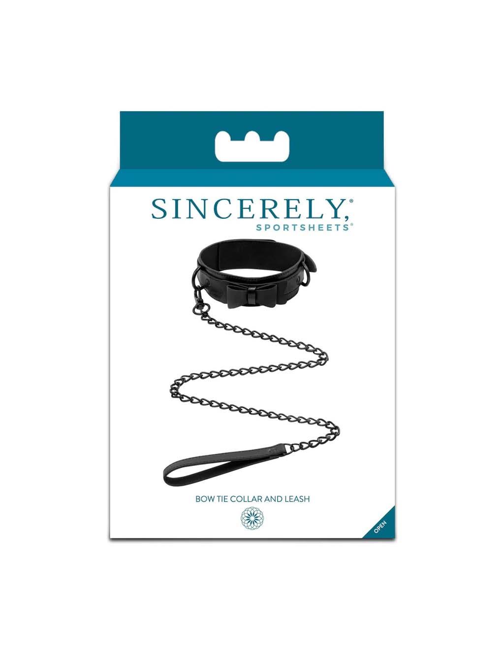 Sincerely Bow Tie Collar & Leash - Xoxomoving