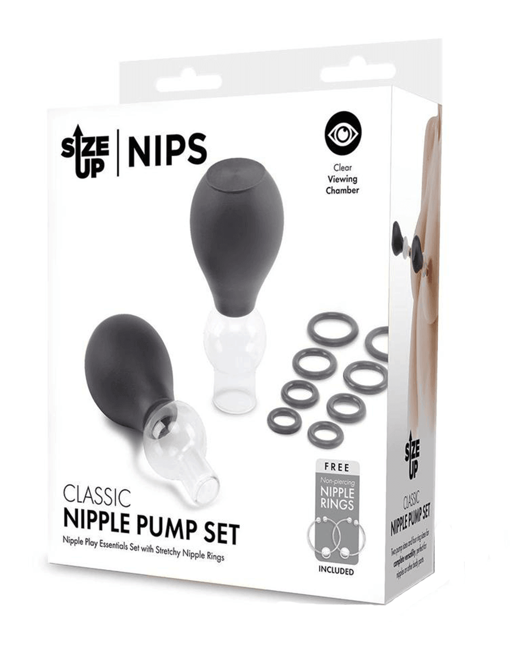 Size Up Classic Nipple Pump Set - Xoxomoving