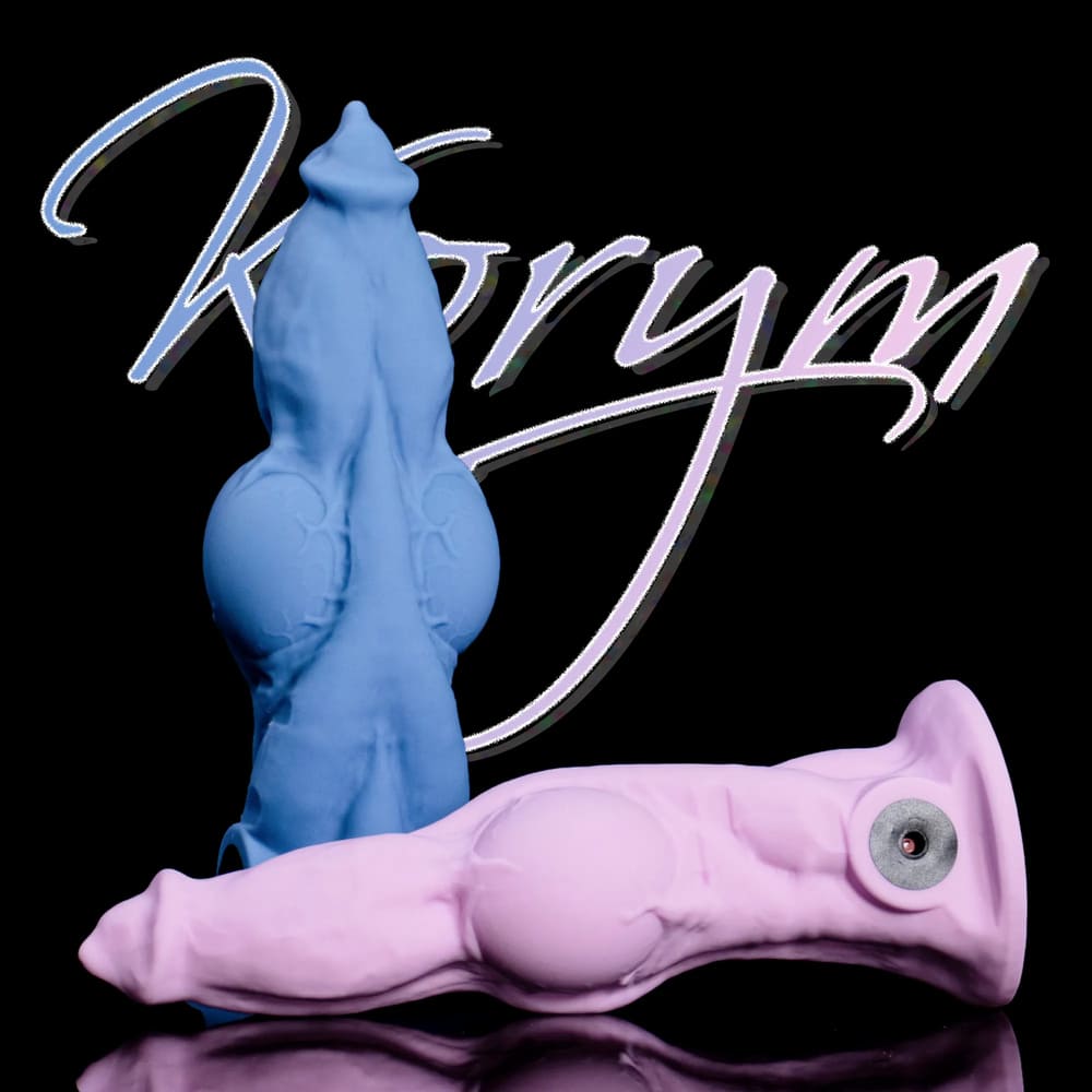 Inflatable Knot Dildo – Platinum Silicone Expandable Suction Cup Toy