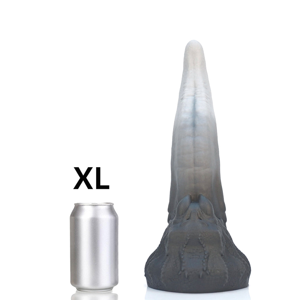 Dragon Tongue Dildo – Sinuous Fantasy Tentacle, Platinum Silicone Xoxomoving