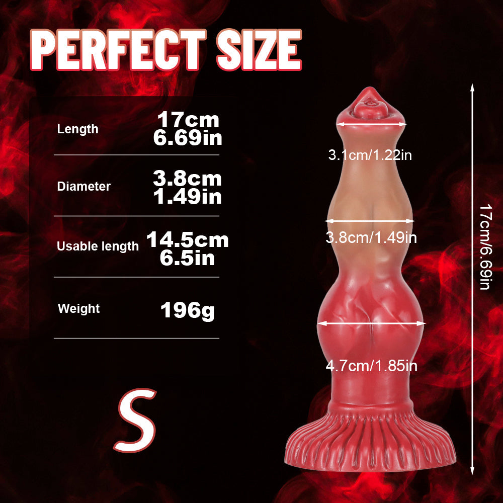Red Wolf Penis Sex Toy Canine Animal Dildo Xoxomoving