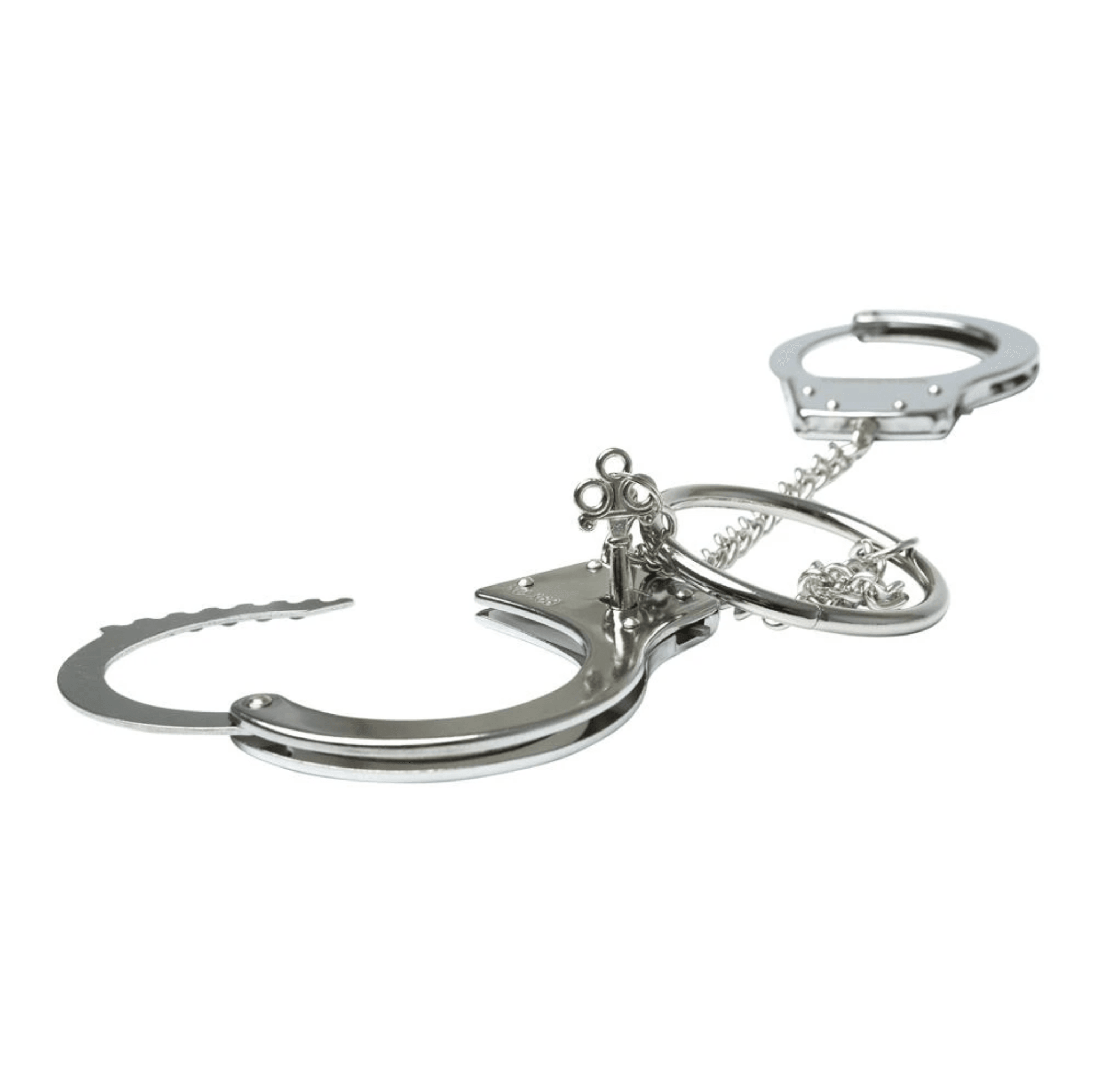 Sex & Mischief O-Ring Metal Handcuffs - Xoxomoving