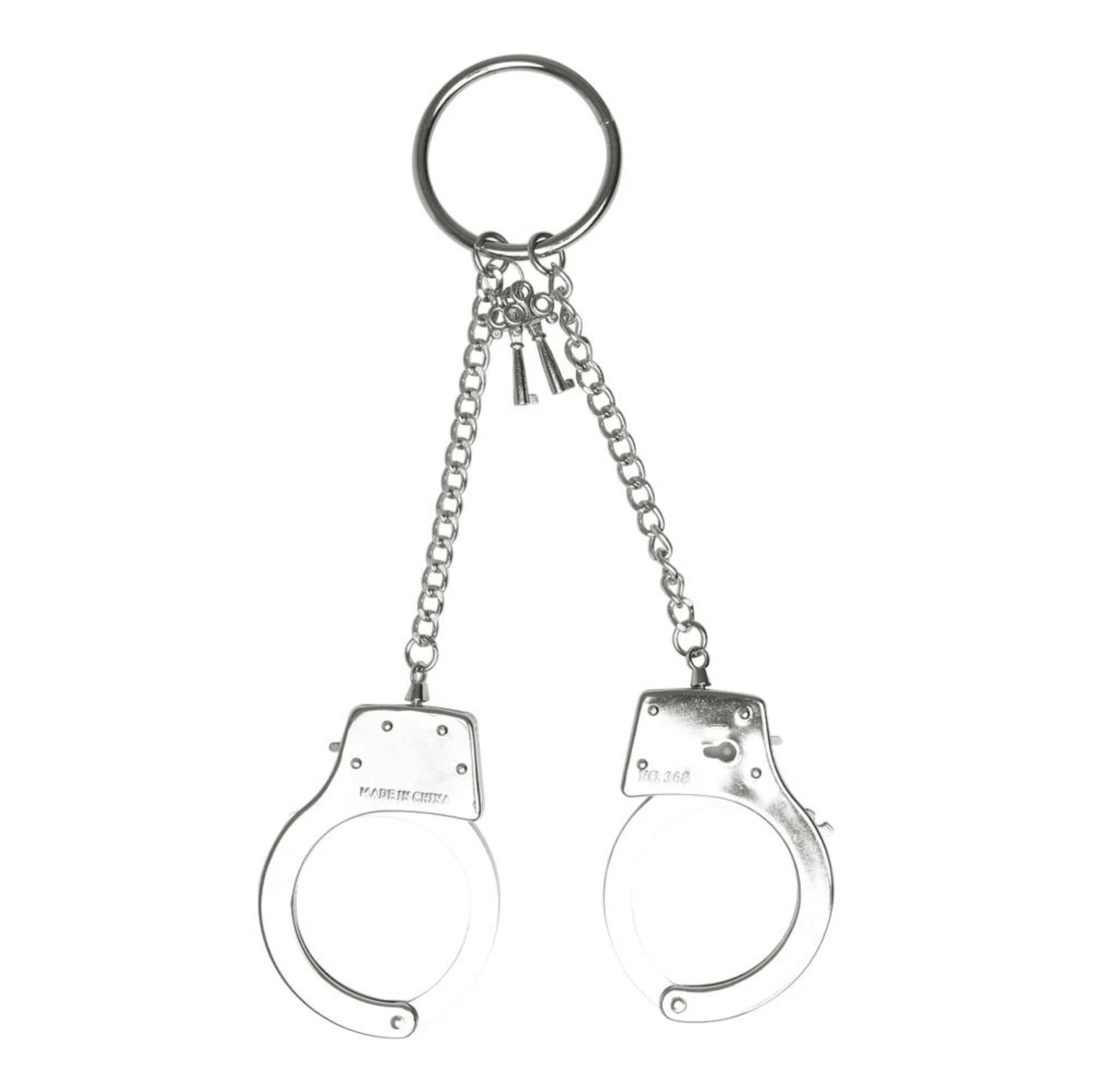 Sex & Mischief O-Ring Metal Handcuffs - Xoxomoving