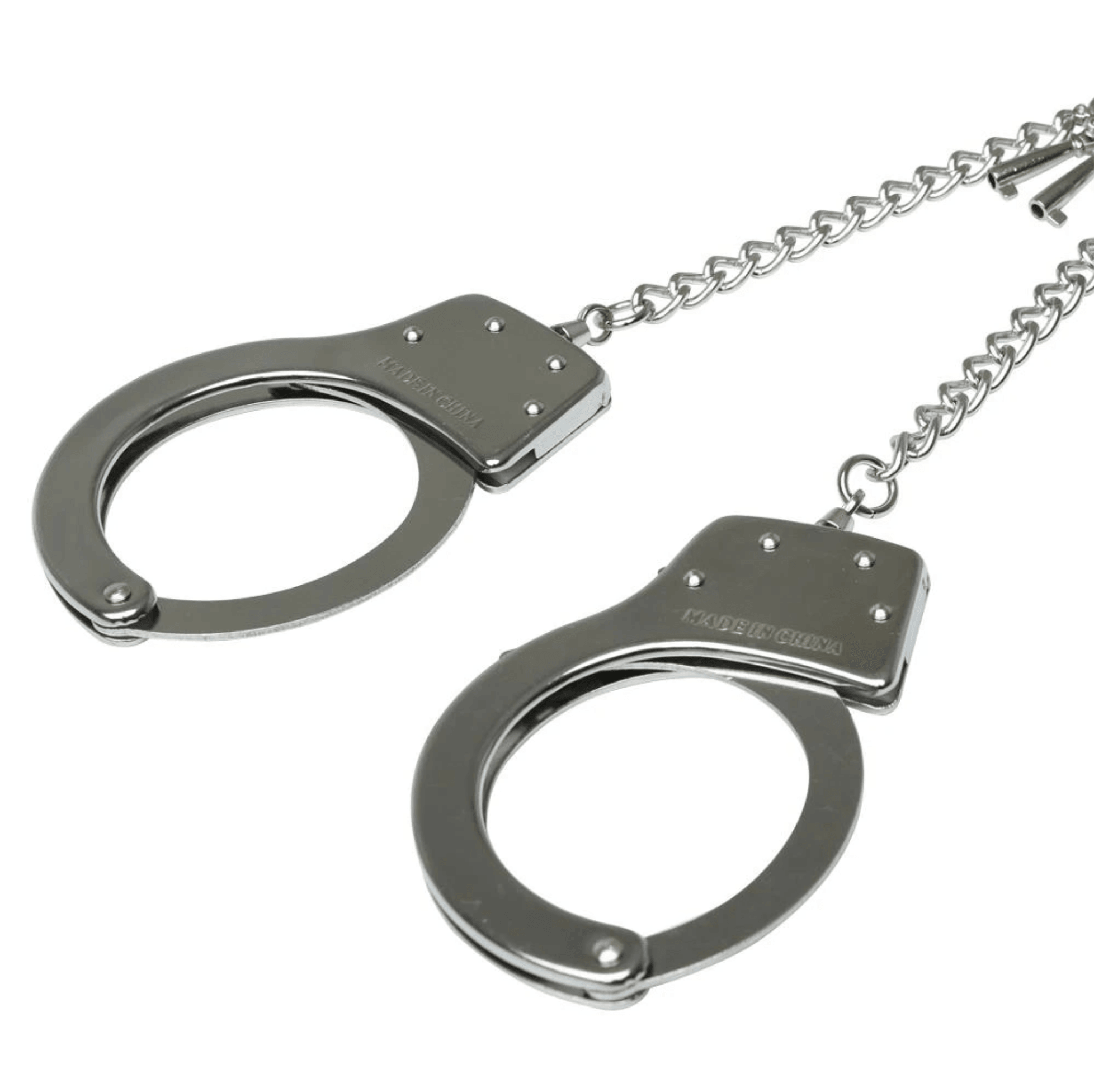 Sex & Mischief O-Ring Metal Handcuffs - Xoxomoving