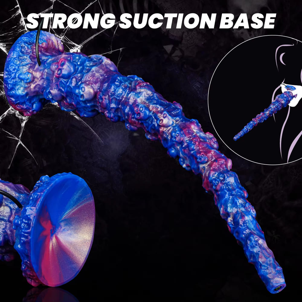 Skeleton Knight - 17.71 Inch Endoscopic Camera Tentacle Anal Plug - Long Anal Toy