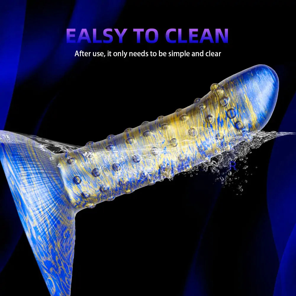 Spiked Fantasy Suction Dildo 7.6 Inches Anesidora