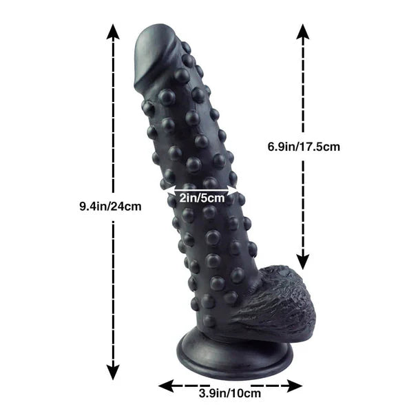 Spiked Realistic Dildo 9.4 Inches Anesidora