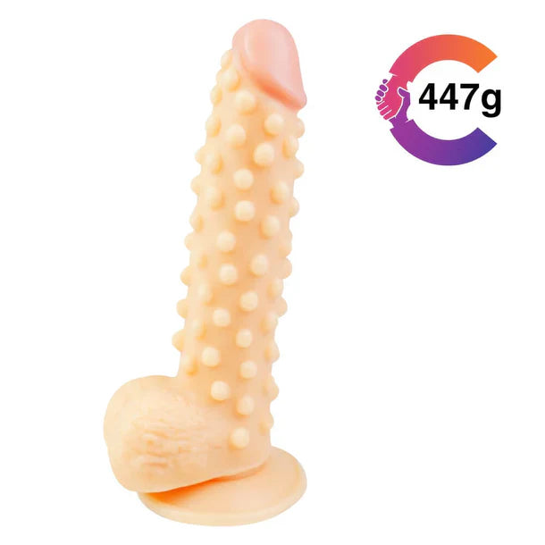 Spiked Realistic Dildo 9.4 Inches Anesidora