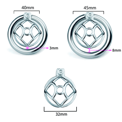 Steel Harmony Sounding Chastity Cage