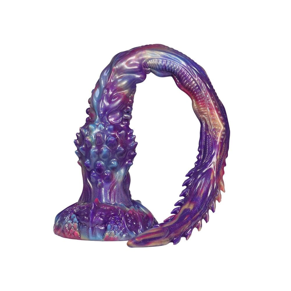 Long Monster Dragon Dildo – Textured Silicone with Suction Cup Base Xoxomoving