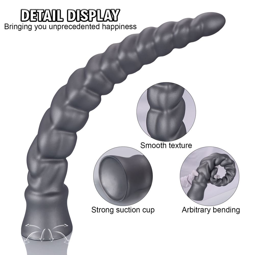 TheGrip - Spiral Long Anal Plug - Super Long Butt Plug