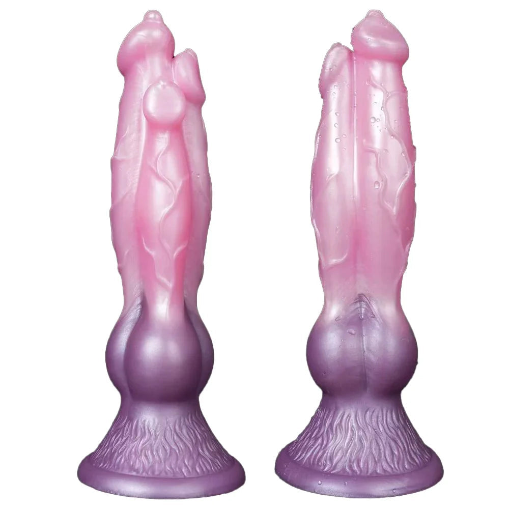 Triple Dildo Mutant Werewolf Monster Dildo Xoxomoving