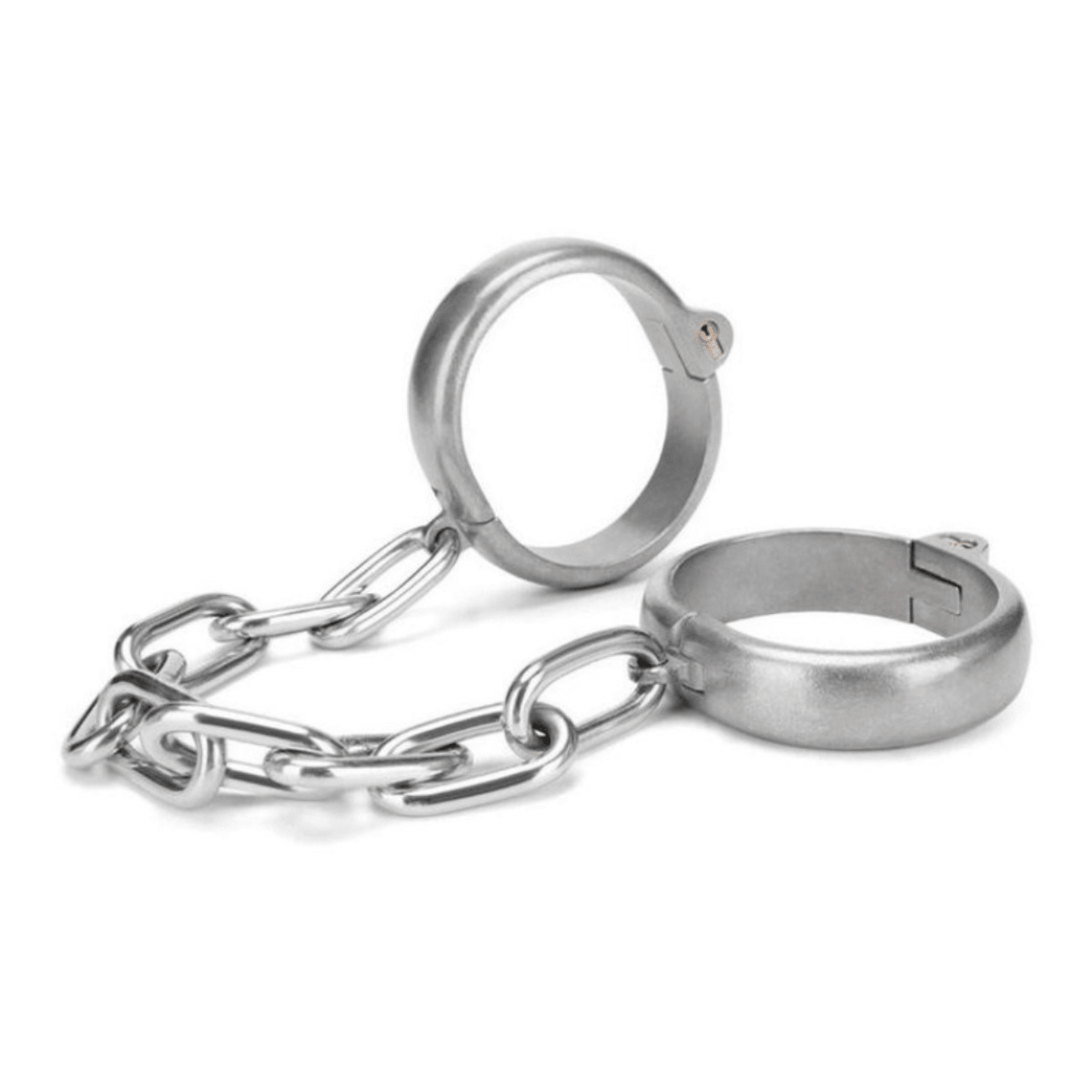 Prowler RED Heavy Duty Metal Handcuffs - Stainless Steel - Xoxomoving