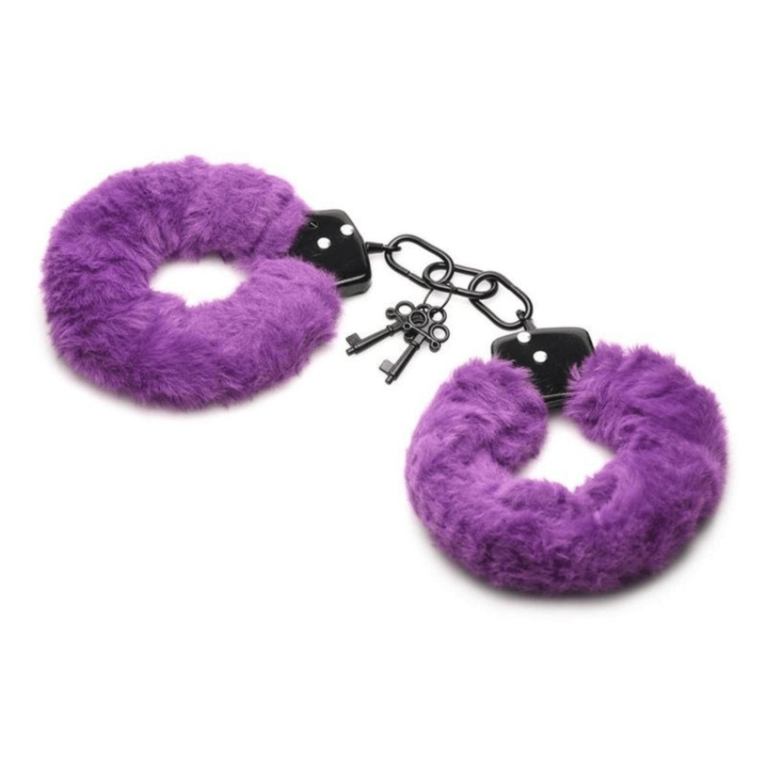 Master Series Cuffed in Fur Furry Handcuffs-Available in 3 colors! - Xoxomoving