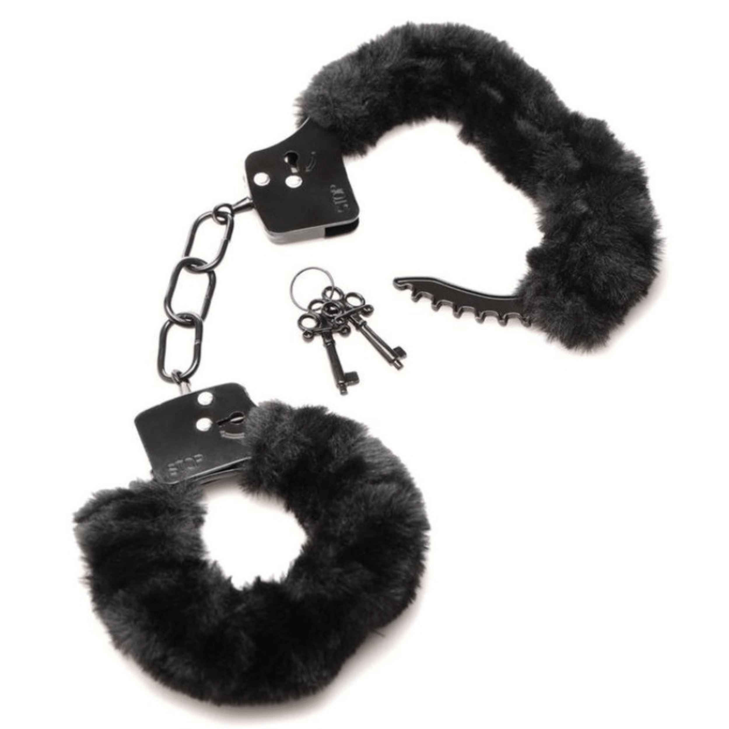 Master Series Cuffed in Fur Furry Handcuffs-Available in 3 colors! - Xoxomoving