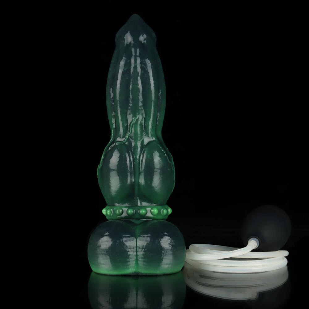 Venom - Green Knot Dildo - Silicone Ejaculating Fantasy Dildo