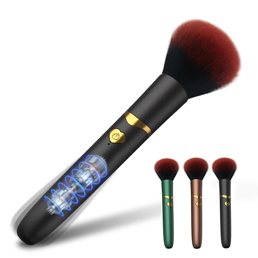 Xoxomoving Vibrating Makeup Brush Sexy Egg Female Sex Toy