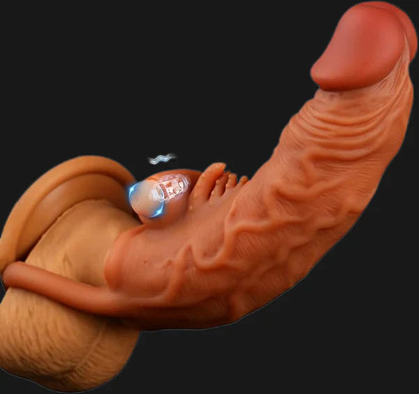 Vibrating Penis Extenders Realistic Design Anesidora
