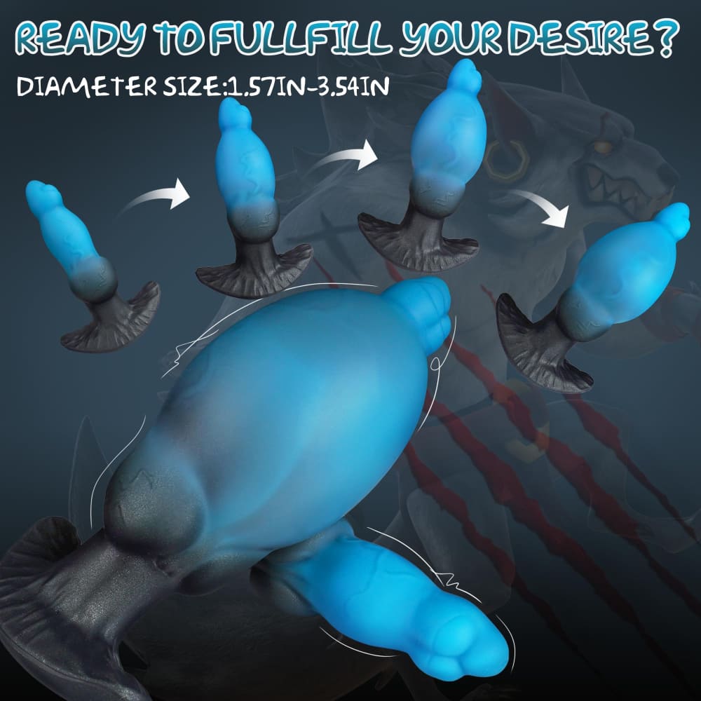Warwick - Inflatable Knot Butt Plug - Silicone Expanding Plug