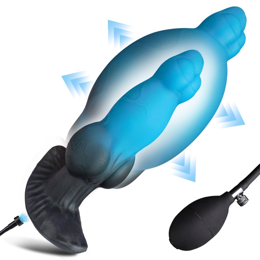 Warwick - Inflatable Knot Butt Plug - Silicone Expanding Plug
